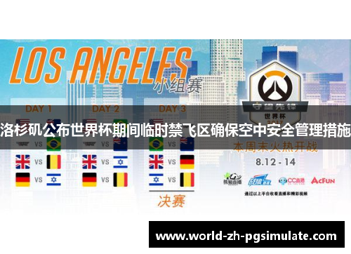 洛杉矶公布世界杯期间临时禁飞区确保空中安全管理措施